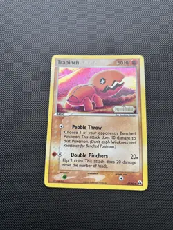 Pokemon Card EX Legend Maker Reverse Holo Trapinch 67/92 Stamped - Image 2