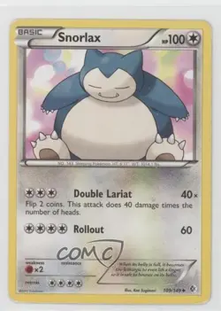 Snorlax Pokemon Black & White Boundaries Crossed #109 - Image 1