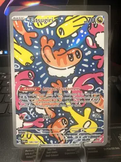 Pokemon Tatsugiri 186/167 Sv06: Twilight Masquerade Illustration Rare Holo 70 HP - Image 1