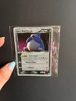 RARE 2004 POKEMON TCG EX TEAM ROCKET RETURNS #104 ROCKET'S SNORLAX EX HOLO Card - Image 4