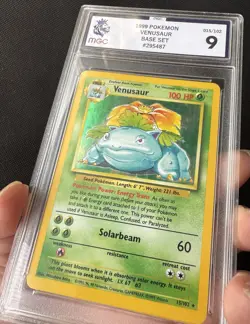 Pokemon Venusaur TCG Holo Rare Card Base Set Unlimited 1999 015/102 - Image 3