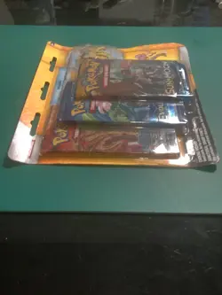 Pokemon TCG blister 3 mint booster packs with pin 2017 - Image 2