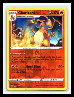 💥 2020 Pokemon CHARIZARD 025/185 Vivid Voltage Reverse Holo - Image 1