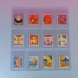 12 STICKER POKEMON 1999 KONVOLUT MERLIN - Image 1