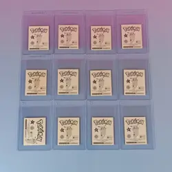 12 STICKER POKEMON 1999 KONVOLUT MERLIN - Image 2