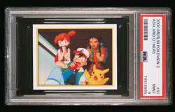 PSA 9 2000 MERLIN SERIES 2 POKEMON 2 ASH AND OTHERS #91 Misty Brock - Image 1