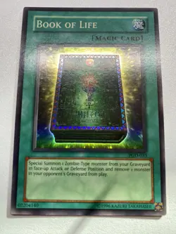 Yugioh Book Of Life Super Rare Unlimited PGD-033 HP - Image 1