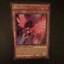 Konami Red Nova DRL3-EN017 Dragons of Legend 1st Ed Holo Secret Rare - Image 1