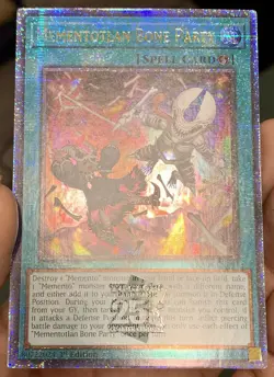 Yugioh Mementotlan Bone Party RA04-EN099 Quarter Century Secret Rare NM w/Track - Image 5