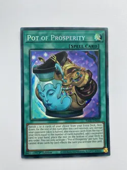 Yu-Gi-Oh! Pot of Prosperity 1st Edition RA01-EN066 Collectors Rare - Image 1
