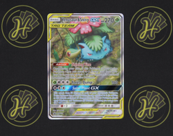 Venusaur & Snivy GX SM Promo SM229 Tag Team Black Star Holo Pokemon Card MINT - Image 1
