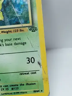 Pokemon Scyther TCG Jungle Holo Card 10/64 Unlimited Rare - Image 2