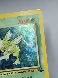 Pokemon Scyther TCG Jungle Holo Card 10/64 Unlimited Rare - Image 3