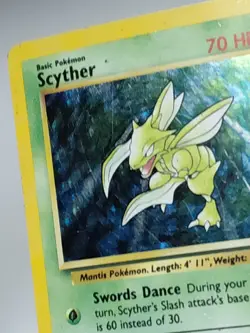 Pokemon Scyther TCG Jungle Holo Card 10/64 Unlimited Rare - Image 4