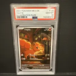 PSA 10 - Vulpix IR 138/132 Pokemon Card - GEM MINT - Image 1