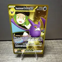 Pokemon Team Rocket's Crobat EX Hyper Rare Sv10 Holo 242/182 310 HP Card - Image 1
