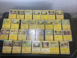 (30) Pikachu CARDS LOT VTG HOLO Raichu Stamped Red Cheeks Halloween 25th Swirls - Image 1
