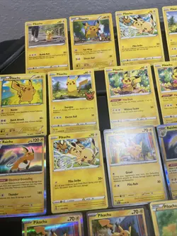 (30) Pikachu CARDS LOT VTG HOLO Raichu Stamped Red Cheeks Halloween 25th Swirls - Image 4