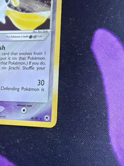 Pokemon TCG Jirachi Holo Rare Card 8/101 EX Hidden Legends 2004 - Image 4