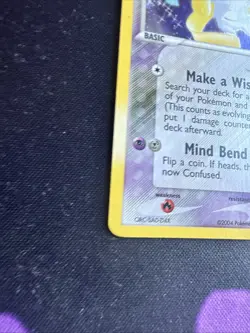 Pokemon TCG Jirachi Holo Rare Card 8/101 EX Hidden Legends 2004 - Image 5