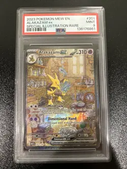 Alakazam Ex 201/165 Special Illustration Rare 151 Pokemon Card PSA 9 MINT - Image 2