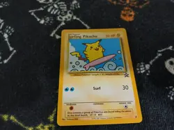 Pokemon TCG Surfing Pikachu Black Star Promo Card 28 - Image 1