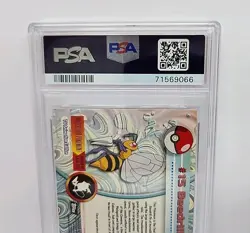 PSA 8 Beedrill #15 Topps T.V. 1999 Pokemon Card Graded Near Mint - Image 4