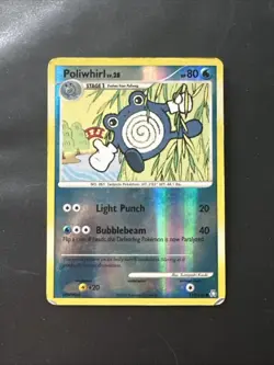 Pokemon Card 2008 Legends Awakened - Poliwhirl 115/146 Reverse Holo - Image 1