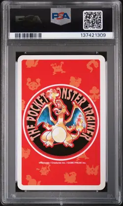 1996 POKEMON RED VERSION PLAYING CARDS 10 OF DIAMONDS #132 DITTO PSA 10 - Image 2