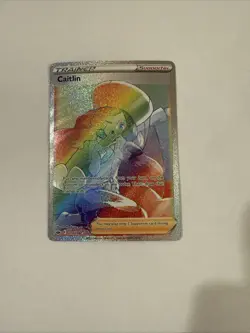 Caitlin 213/198 SWSH Chilling Reign Rainbow Secret Rare Card Near Mint Condition - Image 1