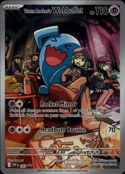 Team Rocket's Wobbuffet Promo SV: Scarlet & Violet Promo Cards 203 NM - Image 1