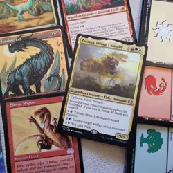 Deck of Magic Commander Cards =***DINOSAURS*** Zacama, Primal Calamity Tribal - Image 1
