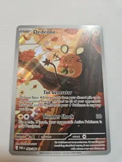 POKEMON english Dedenne 093/88 Mega Evolution Perfect Order Full Art Rare Card - Image 1
