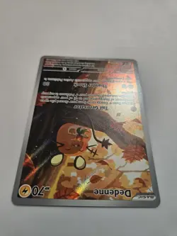 POKEMON english Dedenne 093/88 Mega Evolution Perfect Order Full Art Rare Card - Image 3
