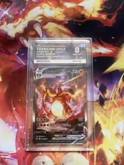 Pokemon TCG SWSH261 Charizard VMAX Holo Black Star Promo Card Ace 8 (OC) - Image 1