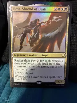 2020 MAGIC THE GATHERING COMMANDER LEGENDS 606 LIESA, SHROUD OF DUSK FOIL-ETCHED - Image 1
