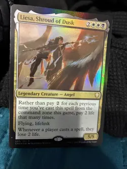 2020 MAGIC THE GATHERING COMMANDER LEGENDS 606 LIESA, SHROUD OF DUSK FOIL-ETCHED - Image 3