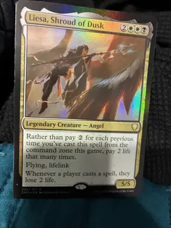2020 MAGIC THE GATHERING COMMANDER LEGENDS 606 LIESA, SHROUD OF DUSK FOIL-ETCHED - Image 4