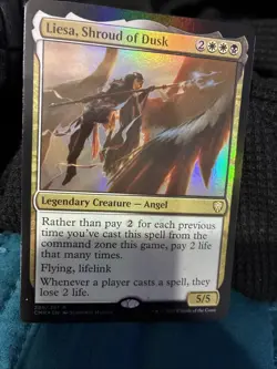 2020 MAGIC THE GATHERING COMMANDER LEGENDS 606 LIESA, SHROUD OF DUSK FOIL-ETCHED - Image 5