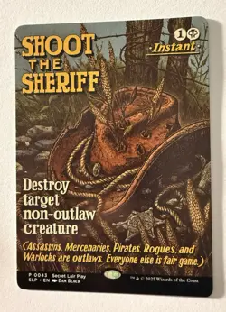 1x Shoot the Sheriff (0043) - Secret Lair Play Promo - NM-Mint - MTG SLP - Image 1
