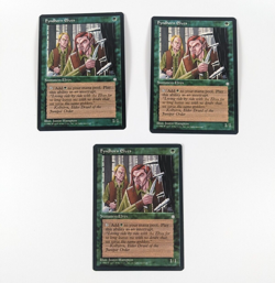 MTG CCG Ice Age Expansion LOT OF 3 FYNDHORN ELVES VG/EX LP/MP - Image 1
