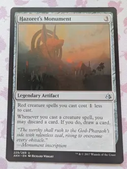 1x MTG Hazoret's Monument - Amonkhet (AKH) #229 - Magic the Gathering - Image 1