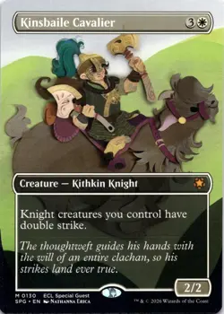 Kinsbaile Cavalier BORDERLESS Special Guests Magic MTG NM - Image 1