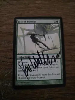 Rite Of Passage Artist Proof SIGNED By Kev Walker Magic The Gathering - Image 1