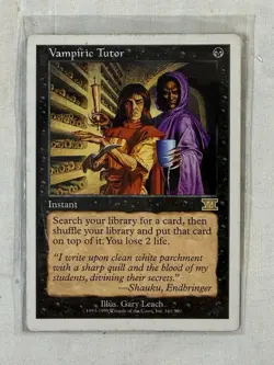 Vampiric Tutor 6th Edition MTG Magic the Gathering MP 161/350 - Image 1