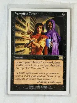 Vampiric Tutor 6th Edition MTG Magic the Gathering MP 161/350 - Image 3