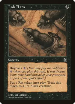 Lab Rats 1x MtG Stronghold STH SP/NM - Image 1