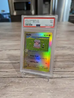 Pokemon PSA 7 NM-MT Flaaffy 27/97 EX Dragon Reverse Holofoil 2005 Foil - Image 2