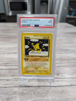 Elekid PSA 9 22/111 Non Holo Neo Genesis 2000 Pokemon Card near mint ⚡ - Image 1