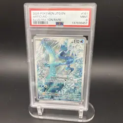 Pokemon TCG PSA 9 Articuno Journey Together Illustration Rare 161/159 - Image 1